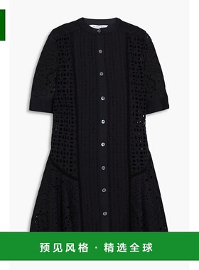 1h可退 香港直邮VERONICA BEARD 女士 Dara 英格兰刺绣棉质迷你连