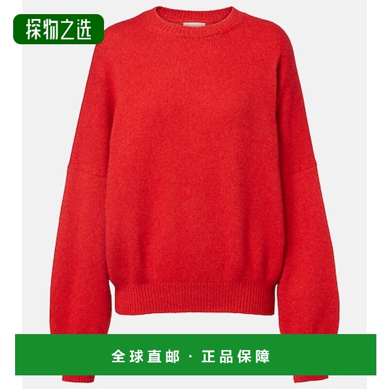 香港直邮KHAITE 女士 Margaux 羊绒毛衣 red红色 舒适时尚