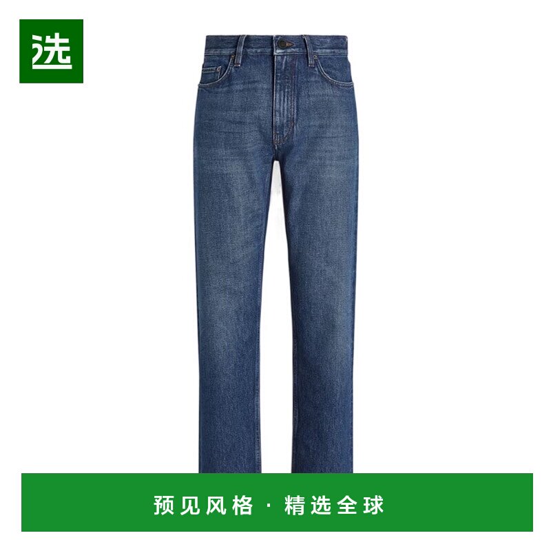 香港直邮Zegna Roccia 杰尼亚牛仔裤直筒裤 UGL55A9508E