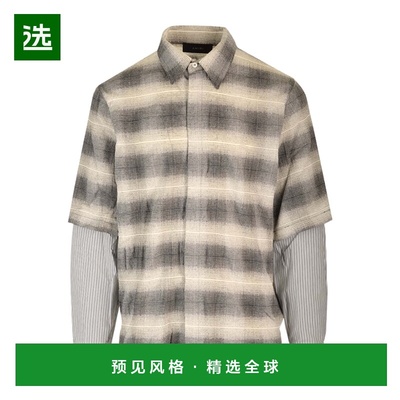 1h可退 香港直邮AMIRI 男士衬衫 AMSTDT1007 SS2024 花色 长袖衬