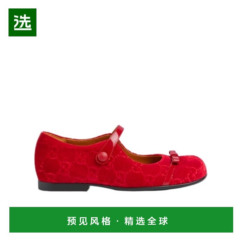 1h可退 香港直邮Gucci 蝴蝶结芭蕾平底鞋 804249FADWB