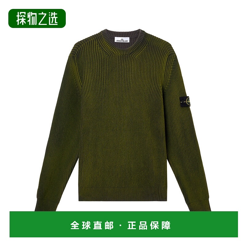 香港直邮Stone Island 罗纹圆领毛衣 K2S155100016S00Z4