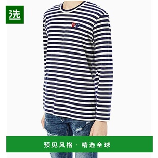 条纹圆领T恤 香港直邮Comme Play Garcons AZT228051 Des