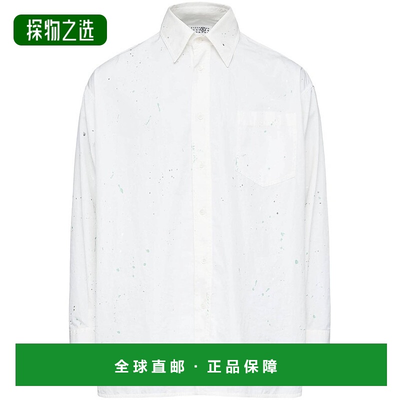 香港直邮Mm6 Maison Margiela 马丁·马吉拉 MM6 男士 油漆点衬衫