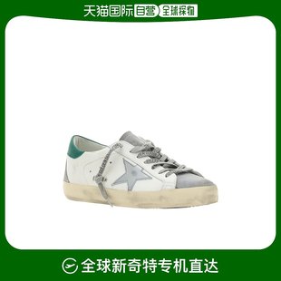 Brand 香港直邮Golden Deluxe GMF00102.F004 Goose 徽标系带板鞋