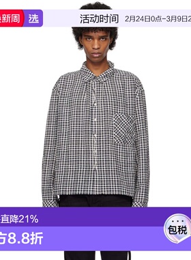 1h可退 香港直邮C2H4 男士 海军蓝 & 黑色 Profile 衬衫 R010ST03