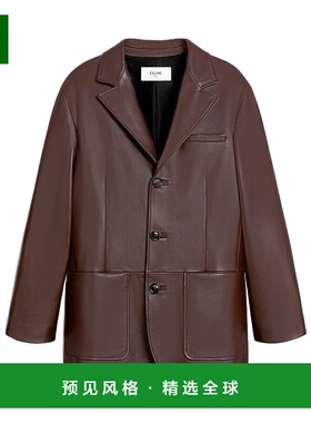 香港直邮Celine 长袖皮夹克 RV0W5583C.