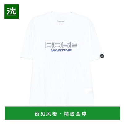1h可退 香港直邮Martine Rose 男士 標誌印花圓領 T 卹 603JE0100