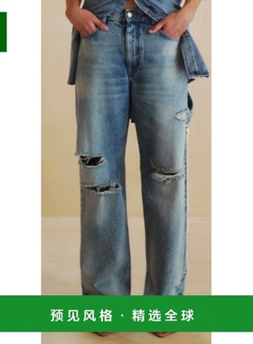 香港直邮DARKPARK 女士牛仔裤 WTR58DBL01W05201 SS2025 蓝色