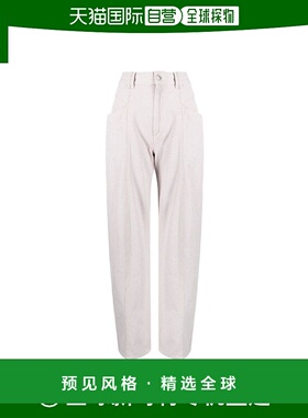 香港直邮Isabel Marant 徽标牛仔长裤牛仔裤 PA0045FAA1H23I