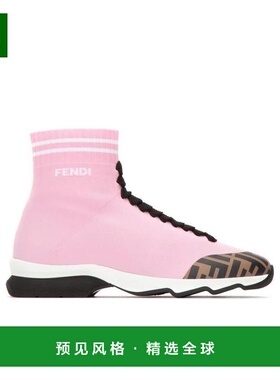 香港直邮Fendi 粉色FF袜式运动鞋 8T6835A622厚底