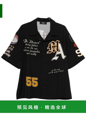 1h可退 香港直邮AMIRI 男士POLO衫 AMTOSH1043BLACK SS2026 黑色