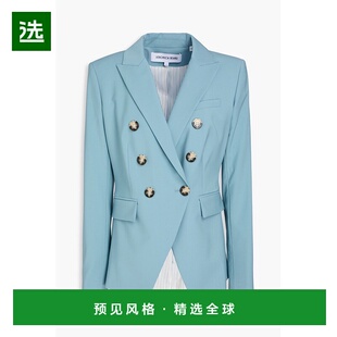 1h可退 香港直邮VERONICA BEARD 女士 Miller 双排扣羊毛混纺西装