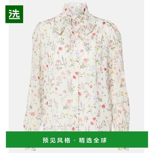 花朵真丝衫 香港直邮Giambattista 女士 詹巴迪斯塔·瓦利 Valli