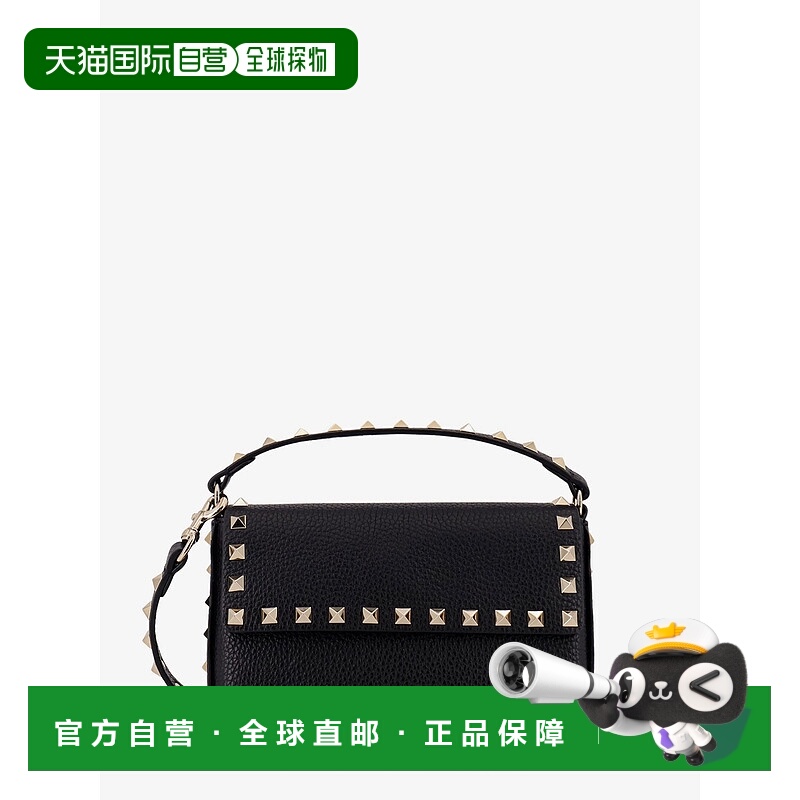 1h可退 香港直邮Valentino 华伦天奴 女士 铆钉皮革肩包 ZW2P0W07