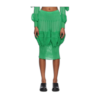 香港直邮Issey Miyake Assemblage 中长半身裙 IM36KG799针织