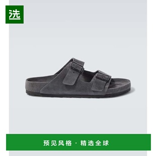 香港直邮birkenstock 勃肯 男士 Arizona 绒面革凉鞋