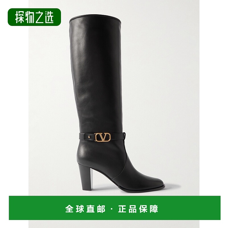 1h可退 香港直邮Valentino 华伦天奴 女士 VLOGO 长筒靴 5W0S0KR5