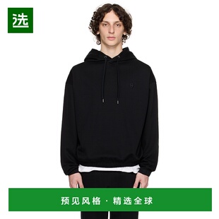 1h可退 香港直邮BOSS 波士 男士 黑色 Relaxed-Fit Mercerized Co