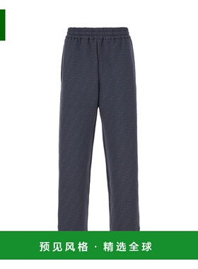 香港直邮FENDI 男士休闲裤 FAB926AU80F1H30 SS2025 黑色 Navy bl