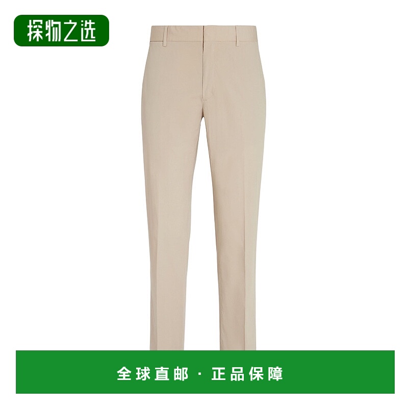 香港直邮Zegna 腰带环弹力休闲裤 E7I16A5TR14