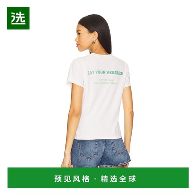 1h可退 香港直邮redone 女士 Artichokes 经典款T恤 02402WCGT359