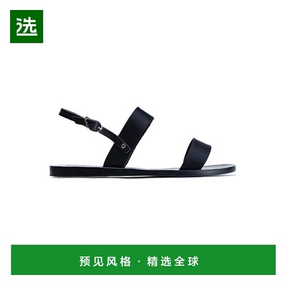 1h可退 香港直邮Ancient Greek Sandals 女士 皮革边绸缎凉鞋 SAT