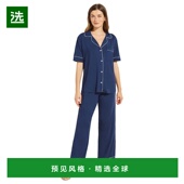 美国直邮 长裤 Eberjey 1h可退 Gisele 睡衣短袖 套装