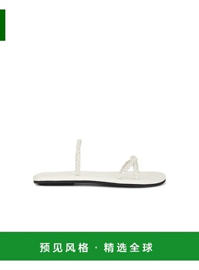 1h可退 香港直邮ST.AGNI 女士 编织绳子凉拖拖鞋 S25117OWT