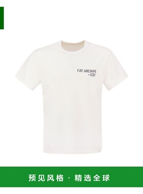 香港直邮FAY 男士T恤 MPMB346105LTGGB004 CO 白色