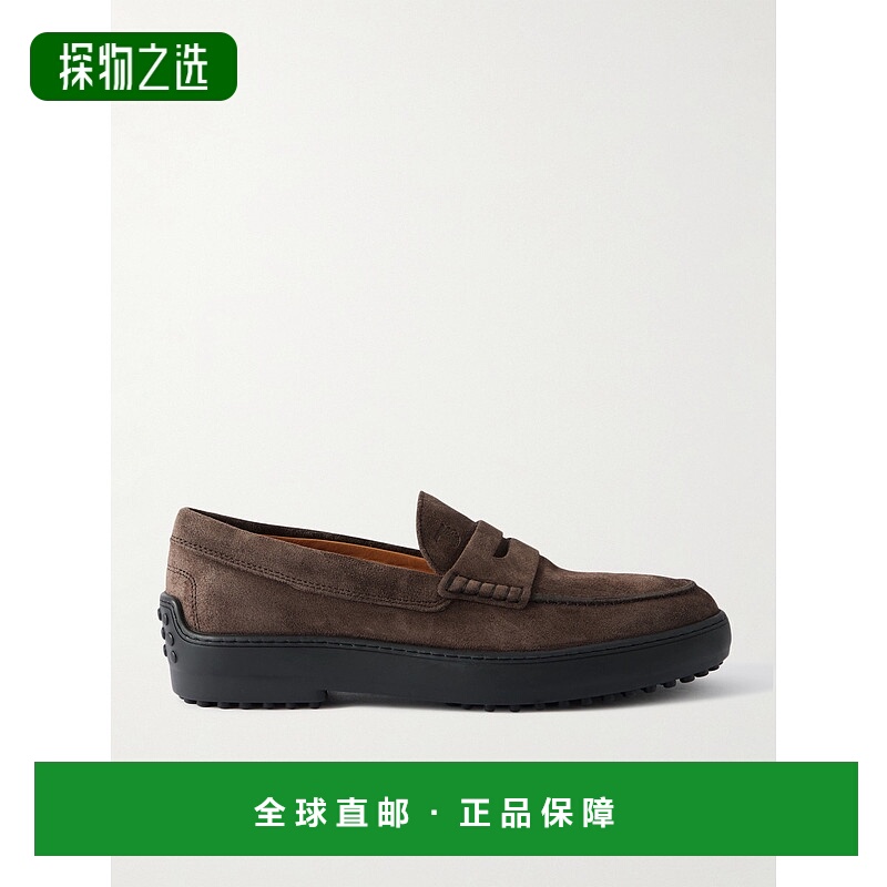 香港直邮TOD'S 托德斯 男士 84L 绒面革乐福鞋 XXM84L0JQ90RE0