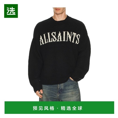 1h可退 香港直邮Allsaints 男士 Stokes 水手领毛衣 M044KD
