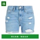 香港直邮Frame blue蓝色 Denim 1h可退 女士 牛仔短裤 舒适时尚