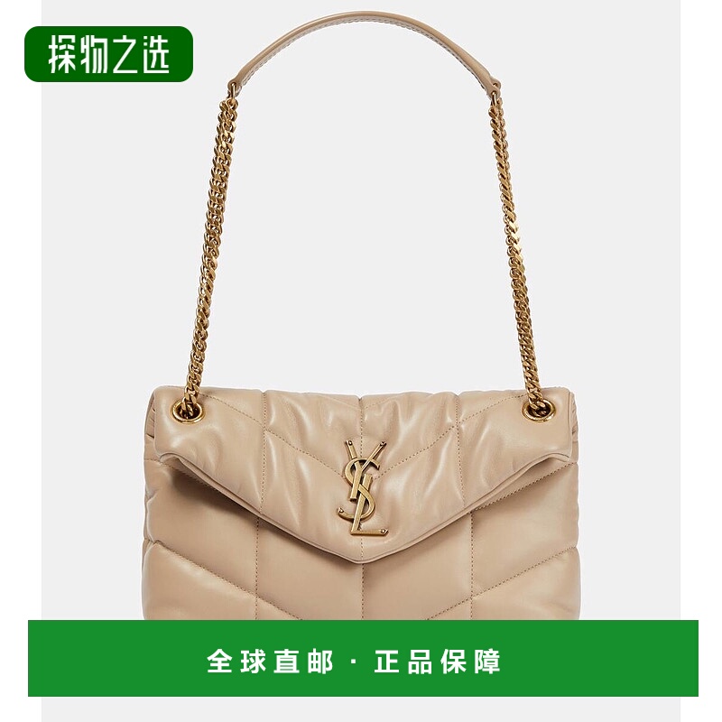 1h可退 香港直邮Saint Laurent 圣罗兰 女士 蓬松小号皮革肩包 00