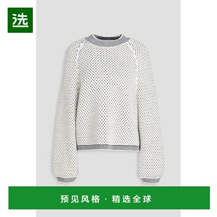 1h可退 香港直邮Arch4 女士 Tania 提花针织羊绒毛衣 KNJP2476IVO