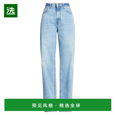1h可退 香港直邮Haikure 女士 牛仔长裤 blue蓝色 舒适时尚