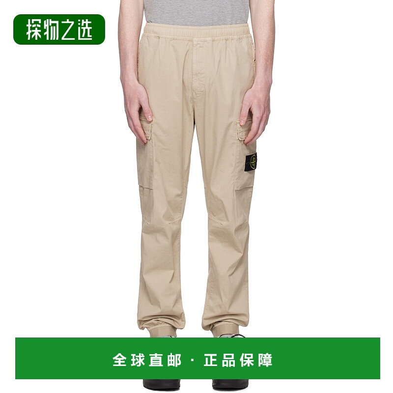 1h可退 香港直邮Stone Island 石头岛 男士 米色 3100031 Tela Pa