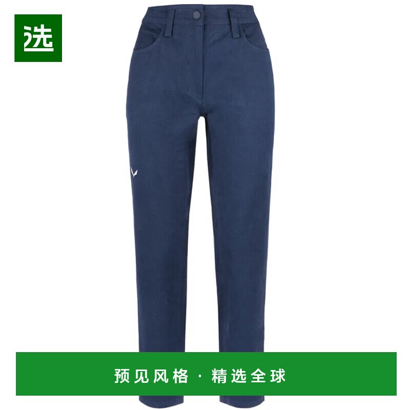 香港直邮SALEWA 女士户外软壳裤 28246BLU 蓝色 PANTALONE DONNA - 实物图