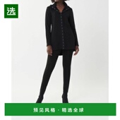 美国直邮 夹克 Joseph 1h可退 Ribkoff 黑色针织衬衫 女装 毛衣