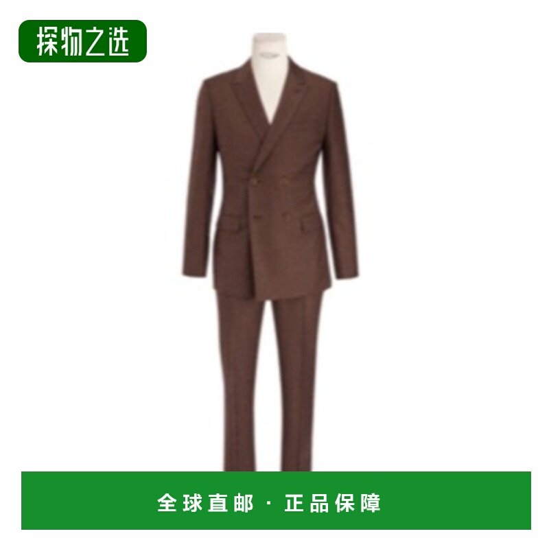 香港直邮Dior 双排扣西装套装 933C701A1025外套