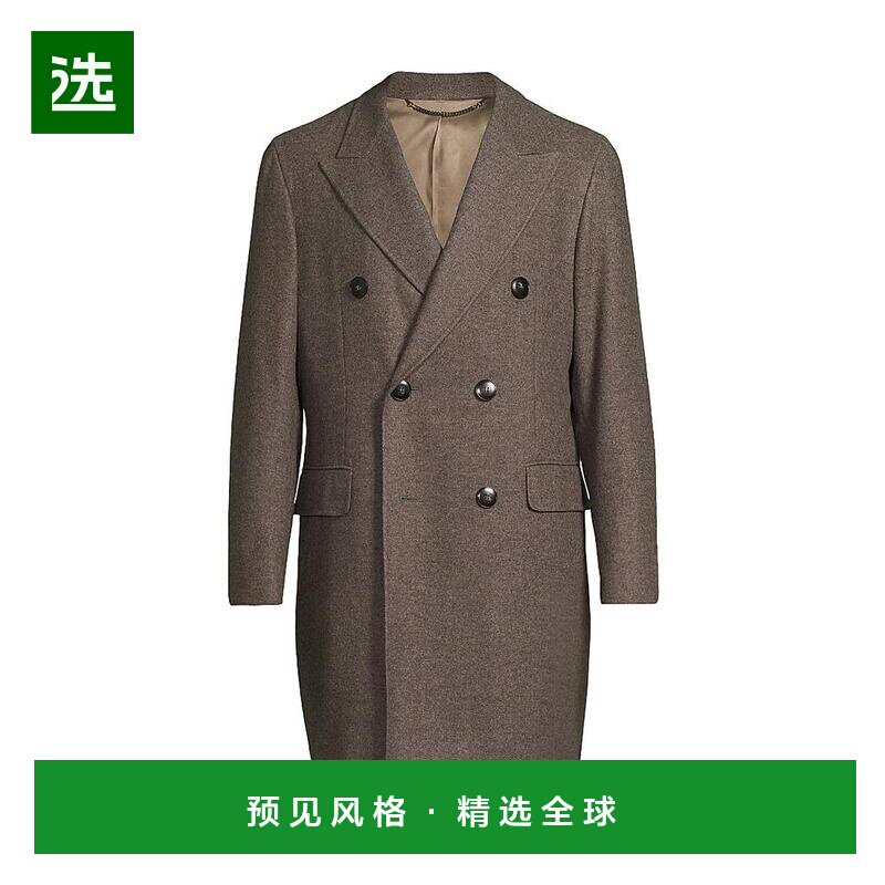 1h可退 【美国直邮】canali 男士 大衣男装西装