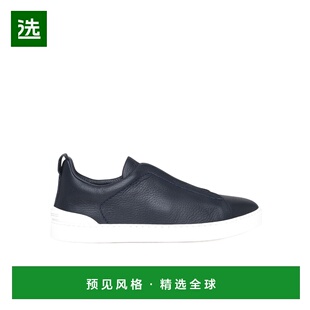 【99新未使用】香港直邮Zegna 徽标低帮板鞋 LHCVOS4667Z杰尼亚