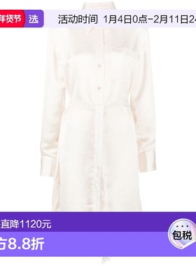 1h可退 香港直邮Wales Bonner 女士 FLOW 衬衫式连衣裙 WS23DR04P