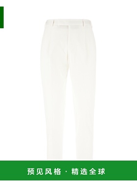 1h可退 香港直邮PT 男士 白色弹力棉质长裤 CORSZAZ40FWDSD59