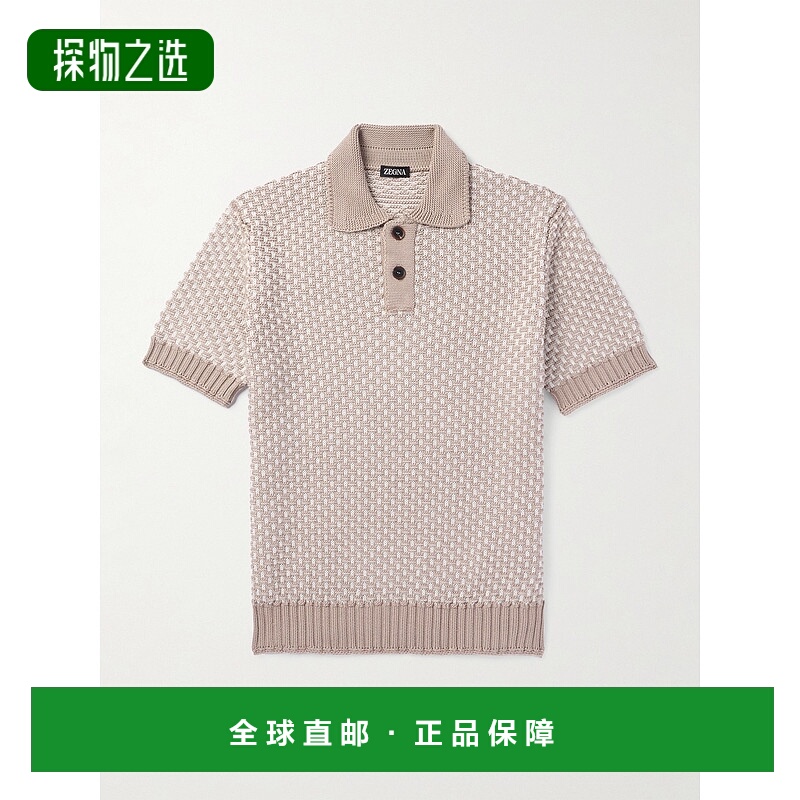 1h可退 Zegna 杰尼亚 男士 丝质棉麻混纺Polo衫 UFF53A9C