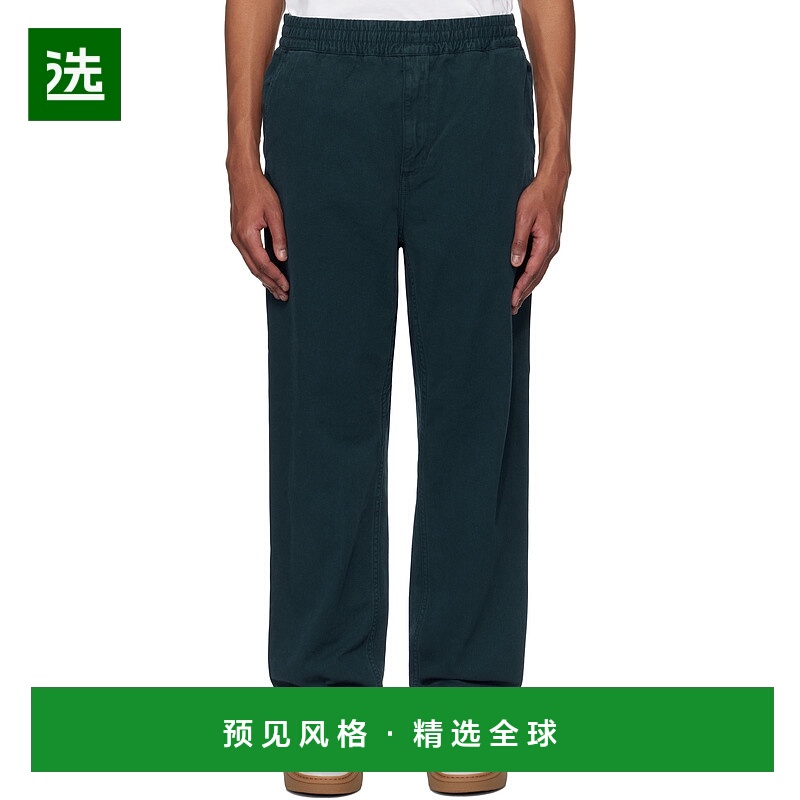 1h可退 香港直邮CARHARTT WIP 男士 绿色 Flint 长裤 I029919卫裤