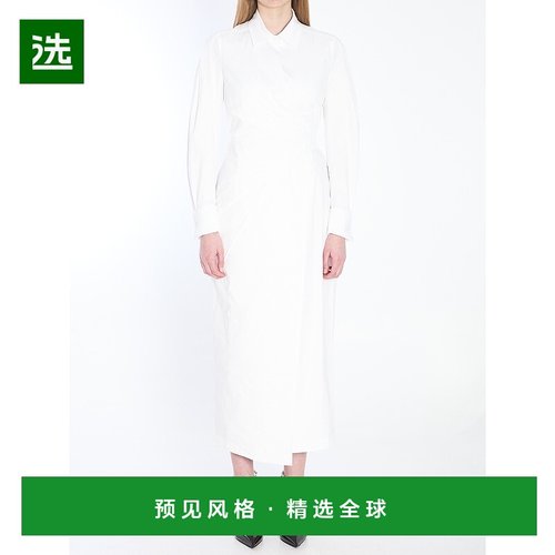 1h可退 香港直邮MaxMara 麦斯玛拉 女士 长款衬衫式连衣裙 251122