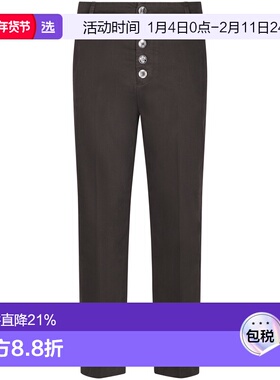 1h可退 香港直邮Dondup 女士 休闲长裤 DP576GSE043PTD7 blue蓝色