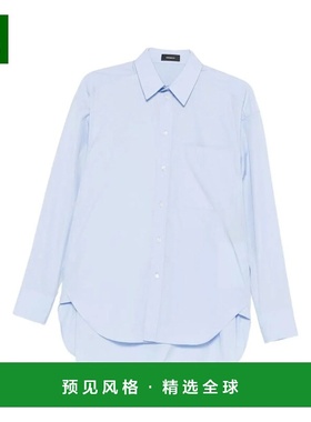 香港直邮WARDROBE.NYC 女士衬衫 W1133F25CO AW2025 蓝色 Wardrob