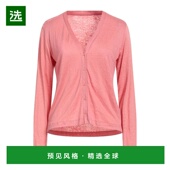 pink粉色 1h可退 舒 女士 针织开衫 香港直邮Majestic Filatures